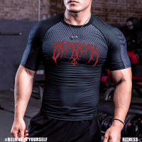 Camiseta De Compresión Berserk Para Hombre Fitness Verano Secado Rápido Gimnasio Impresión Sacrificio Deportiva T-Shirt Elástica Respirable - details 1