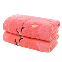 Toalla De Baño Para Adultos De Fibra De Bambú Suave Con Patrón De Animales Fashion Toalla Rápida De Secado Toalla De Cara Del Hogar Roba De Baño - details 3