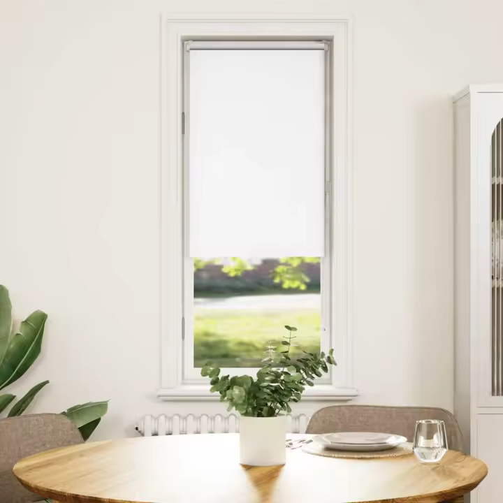 Estor Enrollable Opaco Blanco 40x175 cm Tela Ancho 35,7 cm - 1