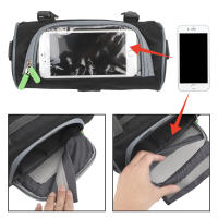 Bolsa De Manillar Impermeable Para Motocicleta Organizador De Manos Bolsa De Teléfono Móvil Accesorios De Motocicleta Para Aprilia DUCATI Triumph Benelli Husaberg - details 3