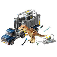 Bloques De Construcción De Dinosaurio Jurassiced Serie Nueva T-Rex Transportador Para Niños Regalo De Navidad Compatible Con Lego ABS Sin Batería - details 7