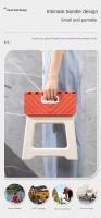 Taburete Plegable Para Exteriores Portátil De Plástico Pequeño Para Camping Pesca Y Niños Regalo De Banqueta Moderna Estilo Europeo - details 6