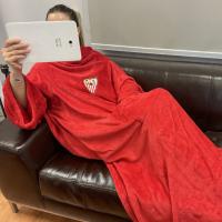 BATAMANTA SEVILLA F.C. con mangas, suave y cálida con tacto coral. - details 1