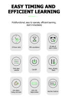 Reloj De Cocina Digital Con 10 Alaramas Timer De 99 Horas Contado Regresivo Silencioso/Vibración Magnético Timer De Mesa Para Cocinar Estudiar - details 1