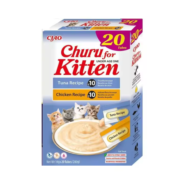 Churu For Kitten Caja Variedades Atún Y Pollo 20 Uds - 1