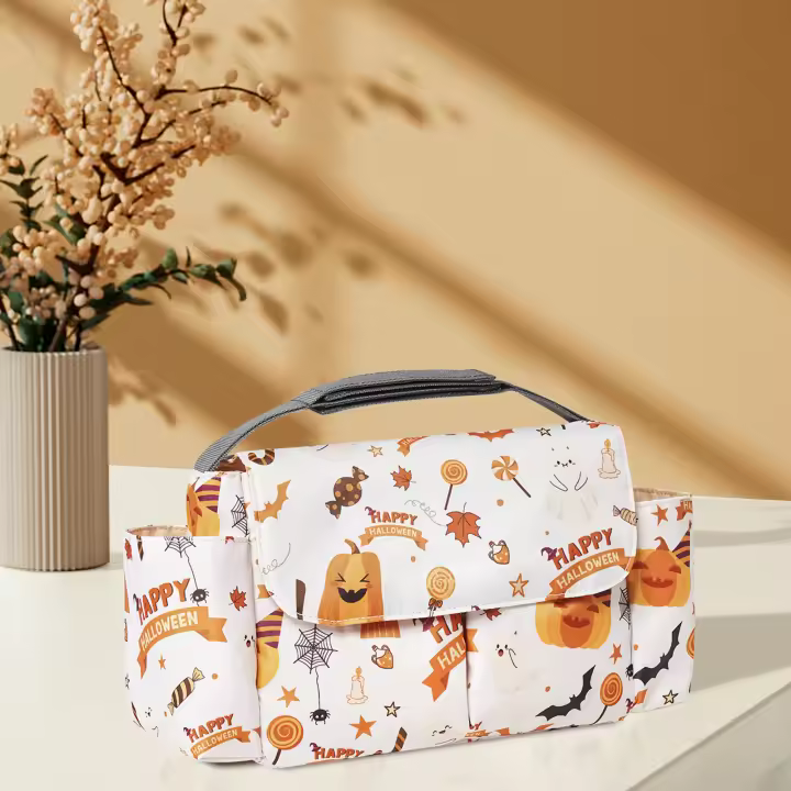 Bolsa De Diaper INSULAR Para Bebé Niño Y Niña Impermeable Y Multifuncional Con Estampado Cartoon Accesorio Para Carrito De Compras - 1