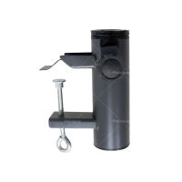 Gran soporte para sombrilla de exterior, clip para sombrilla, base grande para sombrilla de patio, soporte fijo, abrazadera de plataforma horizontal - details 0