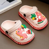 Zapatillas De Dinosaurio Para Niños Antideslizantes Secado Rápido Transpirables Sandalias De Jardín Para Bebés Con Patrón De Dinosaurio - details 4