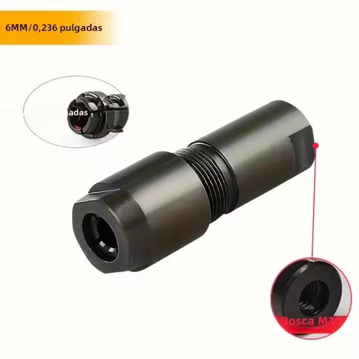 Adaptador De Conversión Para Muela Recta 3/6mm Collet Adaptador 100-tipo M10*1.5 Para Carpintería Y Pulido Herramienta Manual - 1