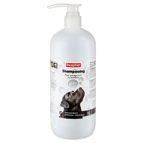 BEAPHAR Champú para Perros de Pelo Negro, 1 Litro - 1