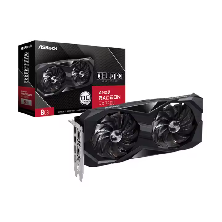Asrock Challenger 90-GA41ZZ-00UANF tarjeta gráfica AMD Radeon RX 7600 8 GB GDDR6 - 1