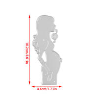Molde De Corte De Ángel Para Novia Pareja En Metal Para Scrapbooking Decoración Y Artesanía De Papel Patrón De Figura Humana - details 8