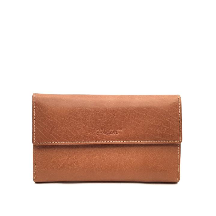 Pielini cartera de cuero para mujer, billetera de cuero para mujer con multitud de espacios para tarjetas, billetes y monedas Modelo nº 3032, tarjetero regalo mujer, cartera regalo mujer