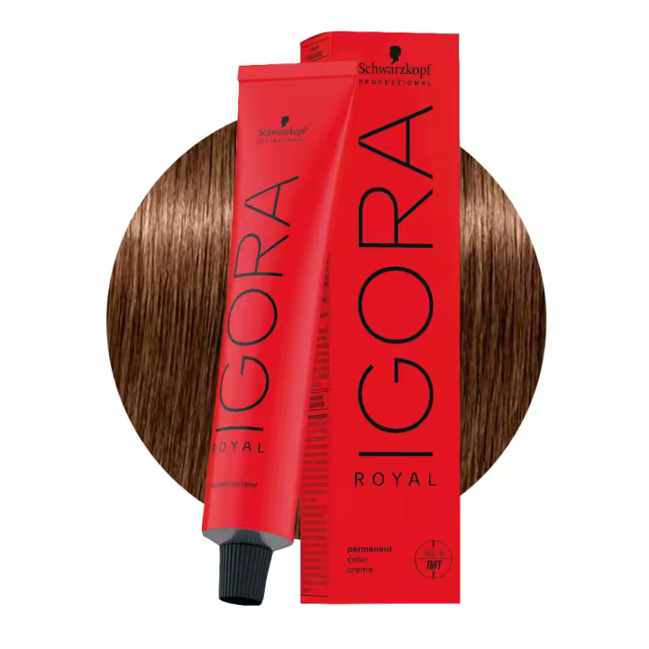 Schwarzkopf Igora Royal 6-65 Rubio oscuro Chocolate Dorado 60ml - 1
