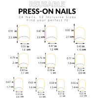 96PCS Uñas Postizas De Presión Con Diseño De Amor En Blanco Rosa Rojo Negro Y Plateado Uñas Cortas Cuadradas Para Fiestas Y Uso Diario - details 6