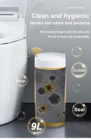 Bandeja De Basura Inteligente Con Sensor Automático 7/9L Estilo Romano Para Baño Y Cocina Caja De Basura Ecológica De Plástico - details 5