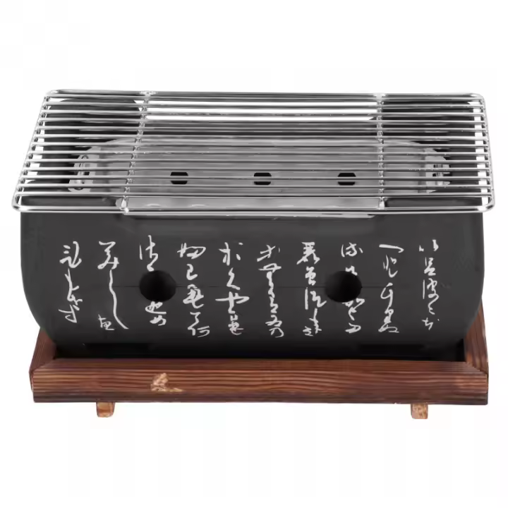 Parrilla De Barbacoa Japonesa Portátil Accesorios Para Horno De Carbón De Aleación De Aluminio Para Uso Doméstico - 1