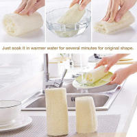 Pack De 4 Loofahs Orgánicos Para Spa Exfoliante Natural Esponja De Limpieza Corporal Que Elimina La Piel Muerta Microfibra 4 Pulgadas - details 5