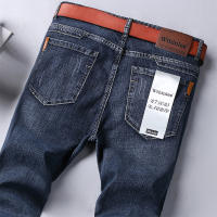 Wthinlee Jeans Para Hombre Negocios Casual Stretch Denim Azul Y Negro Trasero Recto Moda Primavera Verano Ropa De Marca - details 15