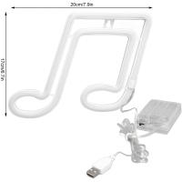 Luz De Neón LED USB/Batería Para Decoración De Pared Fiesta Barra De Cerveza Artículos De Noche Forma Musical Sin Certificación De Origen - details 0