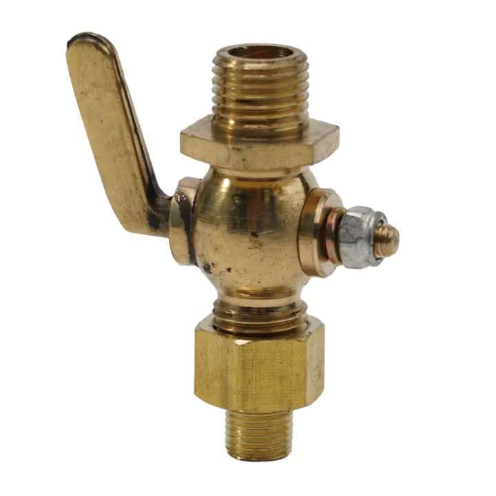 Válvula De Cobre G1/4 Para Motocicleta Con Tapa De Aceite De Latón Adecuada Para Motocicletas Antiguas Tapa De Combustible De 1/8 Pulgada a 1/4 Pulgada - 1