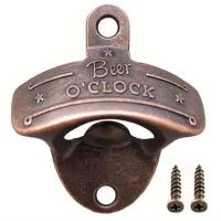 Abrepuertas Colgante Para Pared "Beer O' Clock" Herramienta De BBQ DIY Decorativa Para Bar Y Cocina Gadgets De Zinc Alloy - details 2