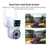 Cámara De Seguridad IP Wifi Exterior 360 Grados Grabación De Video Sin Cable Protección Para El Hogar Con Visión Nocturna Y Alarma Local - details 2