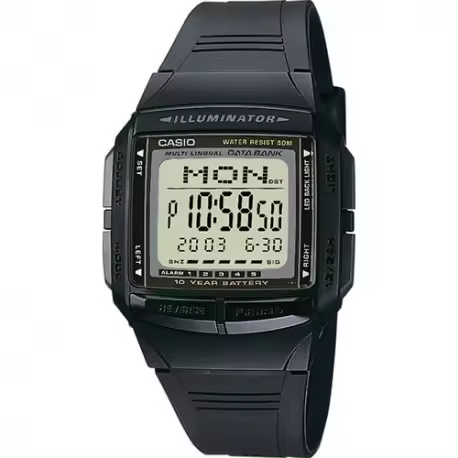 Casio DB-36-1A - Reloj Digital Hombre, Pantalla LCD, Función de Alarma, Cronómetro, Resistencia al Agua 50M - 1
