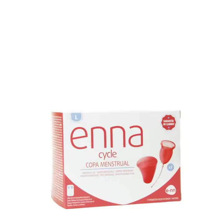 Enna cycle copa menstrual 2 unidades talla l + esterilizador - 1