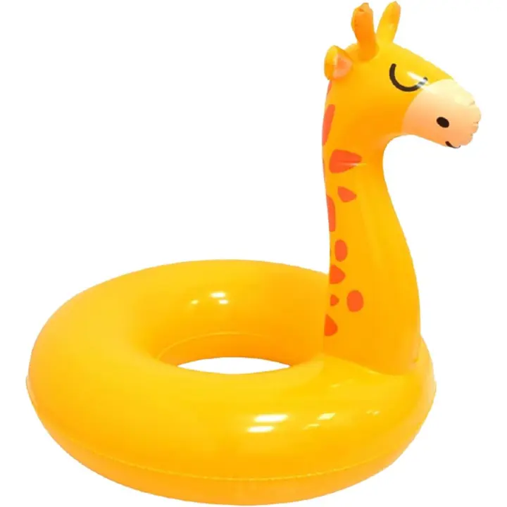 Baby Pool Floats, Cute Floating Trainer Rings, Deer, Dinosaur and Crocodile Designs, Safe, PVC Material, Comfortable for Babies, Kids, Puddle Pools, Beaches, Water Play, 85x61x53cm - 1