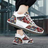 Zapatos Casual Para Hombre Mocasines Plataforma Con Diamantes Estilo Rock Punk Comodidad Transpirables Antideslizantes Talla True - details 4