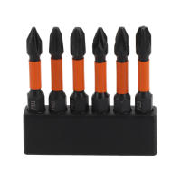 Juego De 6 Piezas De Puntas De Encendedor Magnéticas PH1 PH2 PH3 PZ1 PZ2 PZ3 Con Portabrocas Hexagonal Para Herramientas Manuales - details 18