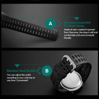 Reloj Deportivo Digital Para Hombre Con Pantalla Grande Luminosa Impermeable Multifuncional Militar Reloj De Pulsera Electrónico Con Alarma Y Cronómetro - details 9