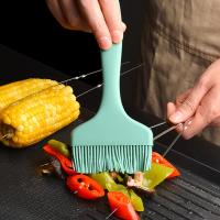 Pincel de silicona para repostería, grande, para barbacoa, salsa, adobo, glaseado de carne, resistente al calor, apto para lavavajillas, paquete de 2 (2 unidades) - details 3