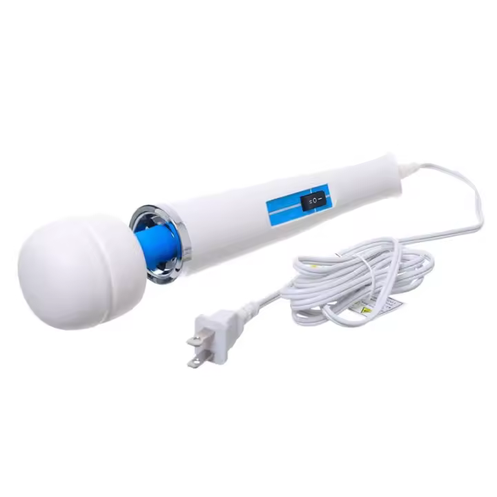 Masajeador de varita supervibratoria, masajeador eléctrico de Hv-260R, enchufe estadounidense - 1