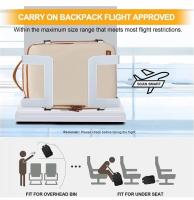 Mochila de viaje para avión para hombre y mujer, bolsa para ordenador portátil, equipaje de gran capacidad, mochilas multifuncionales expandibles para avión de negocios - details 15