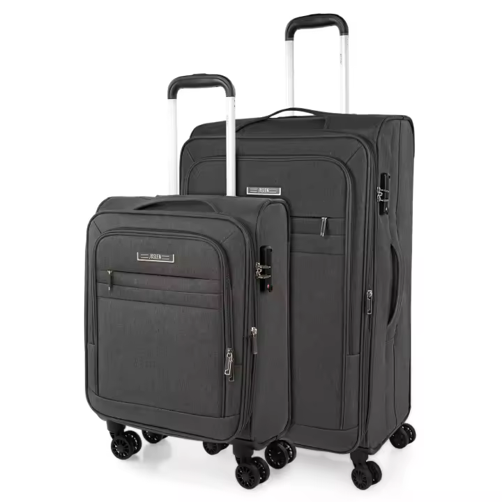 Jaslen - Juego Maletas De Viaje. Set Maletas De Viaje. Maleta Grande Y Maleta Cabina Con Ruedas. Material EVA Resistente Y Ligera. Candado Combinación 101117 - 1