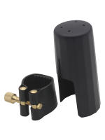 Mandíbula De Saxofón Alto Soprano Tenor Clarinete Con Ligadura Y Tapa Cinta De Cuero Para Instrumentos De Madera Accesorios De Instrumentos Musicales - details 5