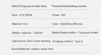 Lámpara De Escritorio LED Táctil Dimmer Cargador USB Decoración De Ambiente Luz Nocturna Para Oficina Y Habitación - details 11