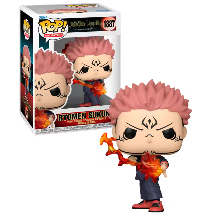 Funko Pop Manga Jujutsu Kaisen hibuya Incidente Ryomen Sukuna 1887 Figura Coleccionable - 1