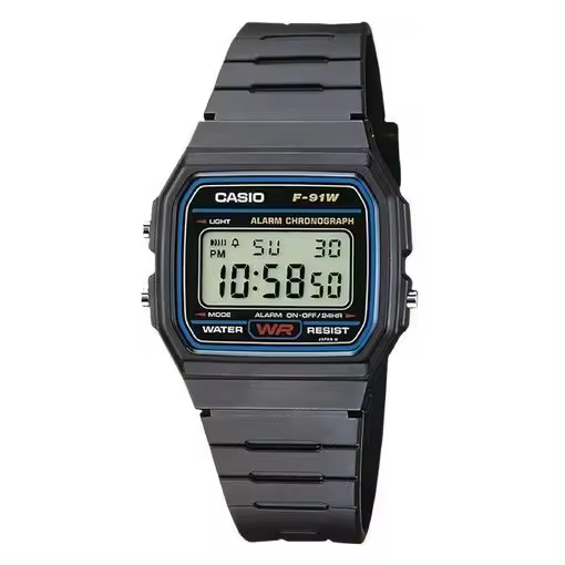 Reloj Digital Casio Collection Men F-91w-1yeg/ 38mm/ Negro - 1