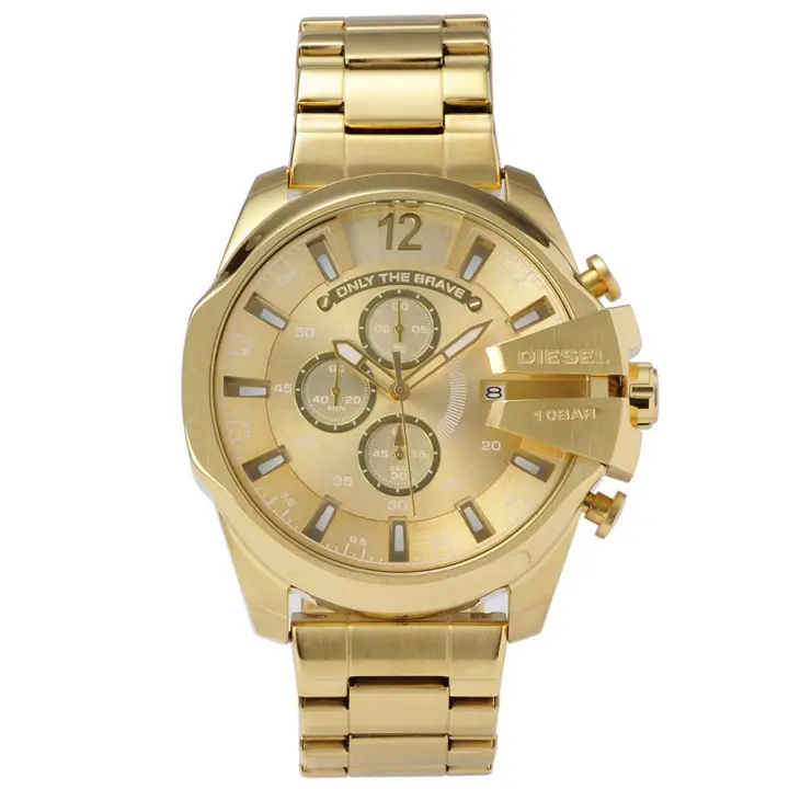Reloj Diesel DZ4360 Mega Chief reloj en tono dorado - 1