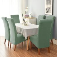 Cubierta De Silla Jacquard Talla XL Stretch Para Comedor Anti Suciedad Fundas De Asiento Modernas Para Bodas Y Cocinas - details 9