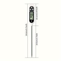 Termómetro De Cocina Digital Inalámbrico De Acero Inoxidable Para Carne Verduras Sopa Huevo Y Bebidas Medidor De Temperatura Para Barbacoa Y Estufa - details 5