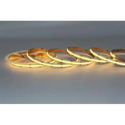 Hola led Tira de Luces LED COB 320 LED/m, 5m, Flexible, 8W/m, 3000K/4000K/6000K, Alto Índice de Reproducción Cromática (IRC), IP20, Iluminación Interior de Alta Calidad y Eficiencia Energética - 1