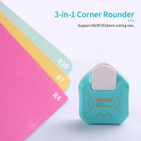 KW-trio 3-en-1 Cortador De Esquinas Redondas Para Tarjetas Fotos Papel Bolsas De Laminado R4/R7/R10mm Herramienta De Oficina - details 0