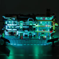Juego De 4 Piezas De Bloques De Construcción Con Luz LED RGB Alta Brillo Para Modelos Iluminación Exterior DIY Bloques De Plástico ABS Tamaño Pequeño Compatible Con Lego - details 5