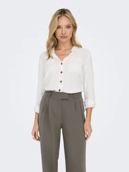 Camisa Yasmin Blanca de Only - 1