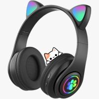Auriculares Inalámbricos con Bluetooth y Orejas de Gato, sonido estéreo, Luces RGB, Sonido de Alta Calidad - details 0