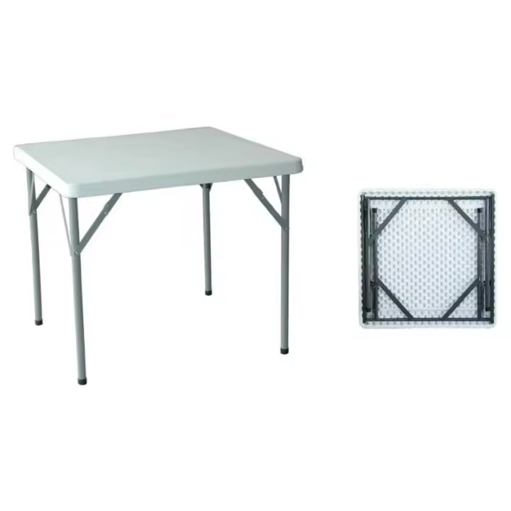 Mueble mesa cuadrada plegable 84x84x74 cm wxs088 - 1
